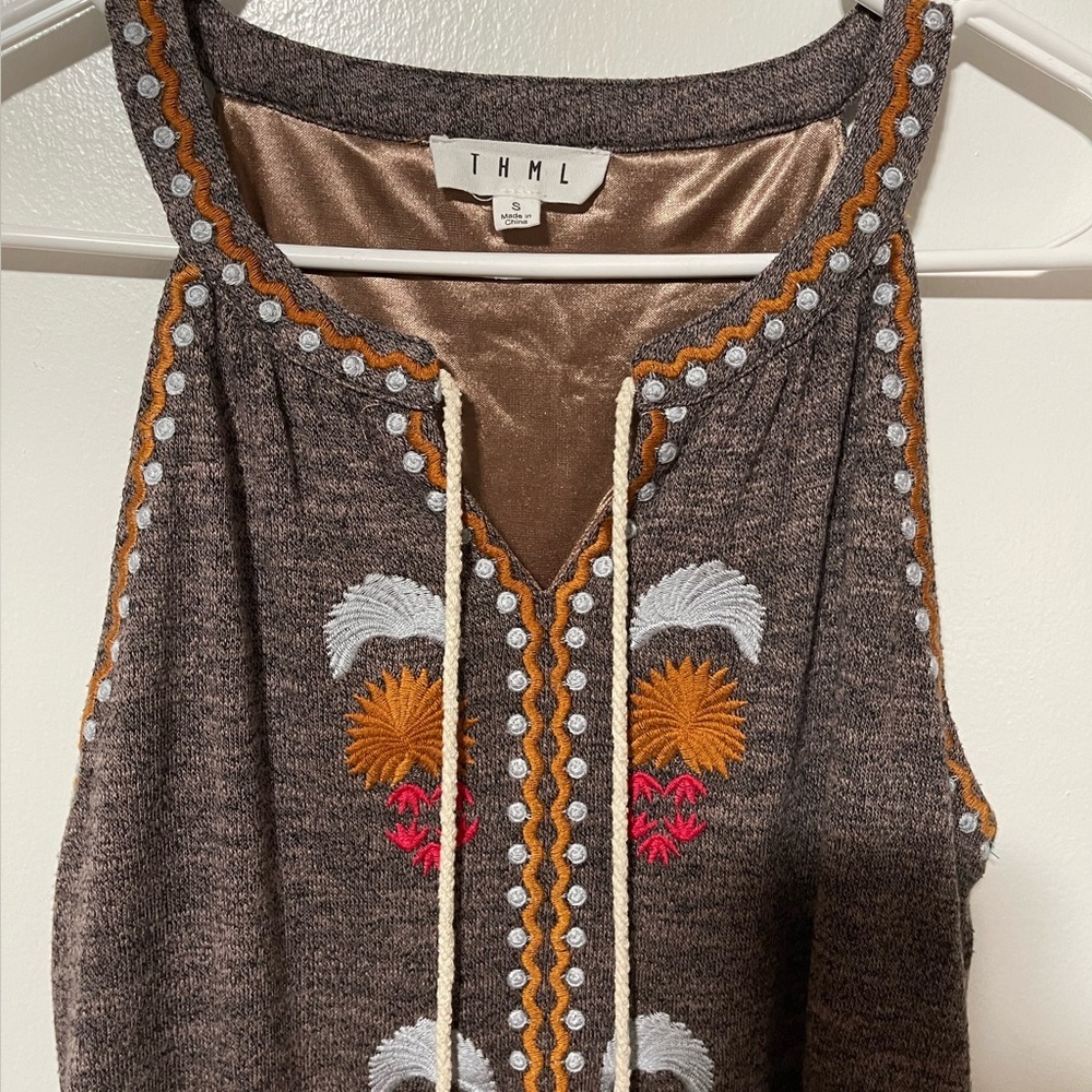 THML brown boho dress - Picture 2 of 3